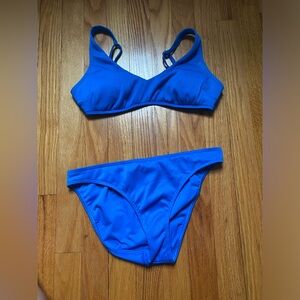 Blue Hollister bikini